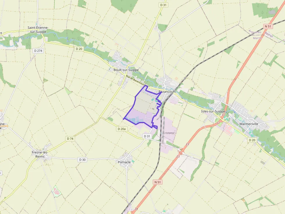 Maison 90 m² quatre pièces à vendre à Bazancourt