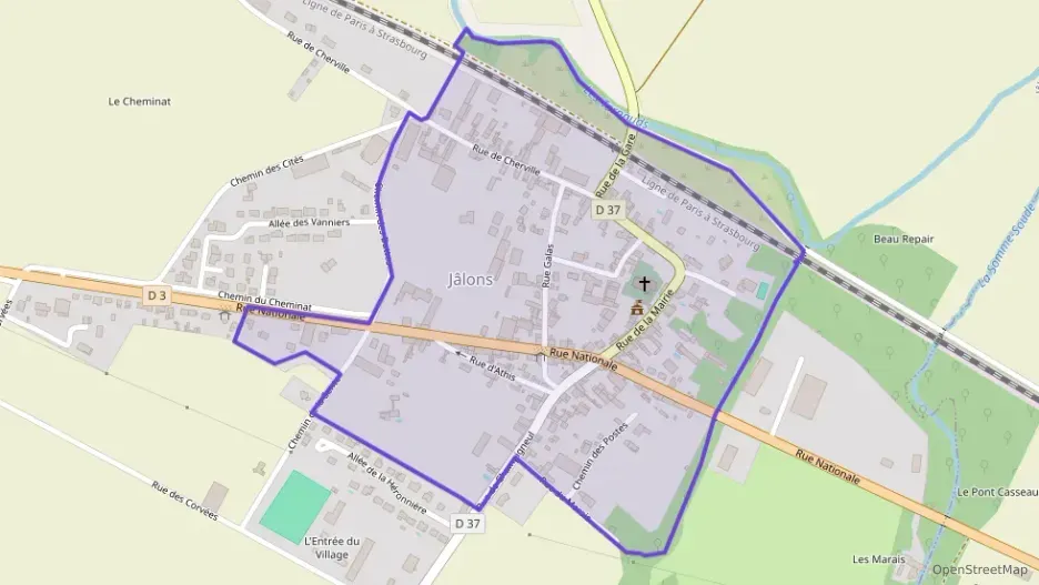 Maison 80 m² trois pièces à vendre à Jâlons Maison 80 m² trois pièces à vendre à Jâlons