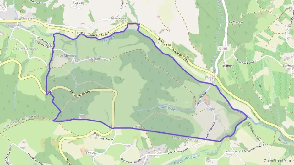 Maison 65 m² trois pièces à vendre à Saint-Clément-sur-Valsonne