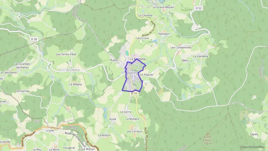 Maison 53 m² trois pièces à vendre à Propières