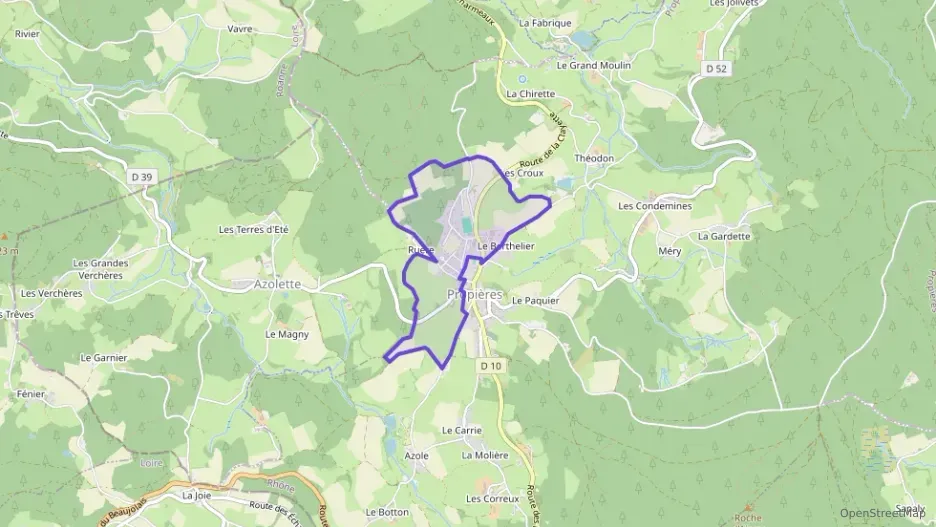 Maison 108 m² cinq pièces à vendre à Propières