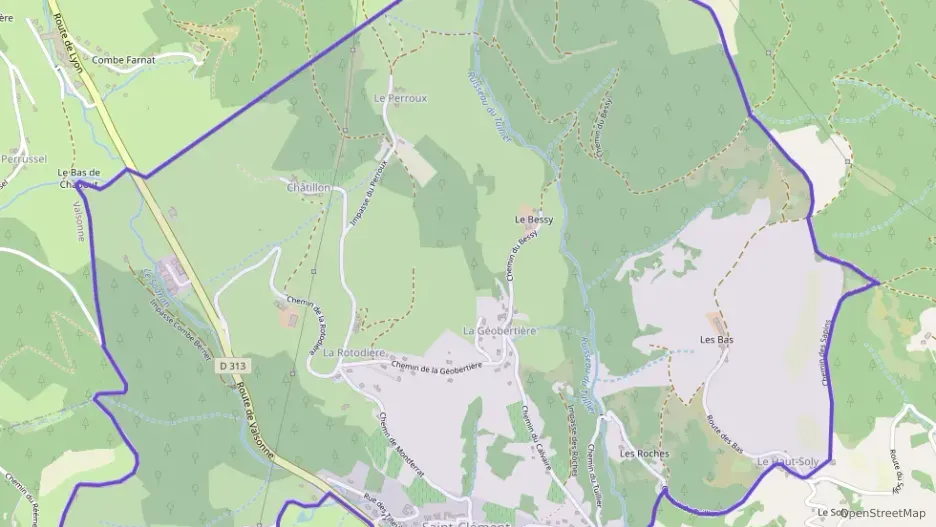 Maison 97 m² quatre pièces à vendre à Saint-Clément-sur-Valsonne