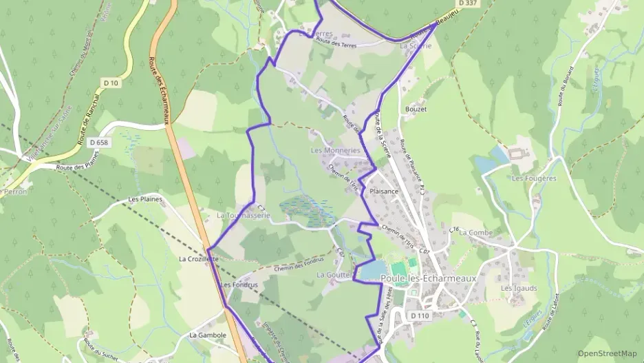 Maison 140 m² six pièces à vendre à Poule-les-Écharmeaux