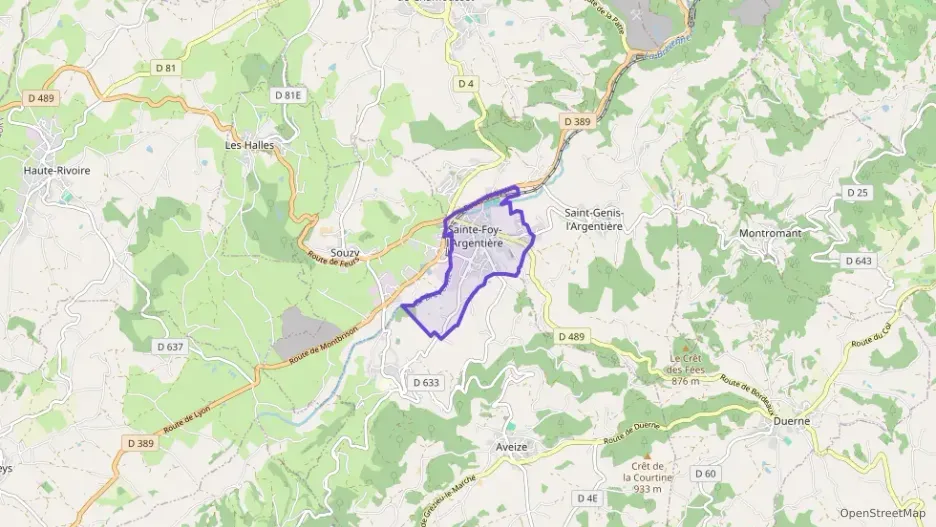 Maison 82 m² cinq pièces à vendre à Sainte-Foy-l`Argentière Maison 82 m² cinq pièces à vendre à Sainte-Foy-l`Argentière