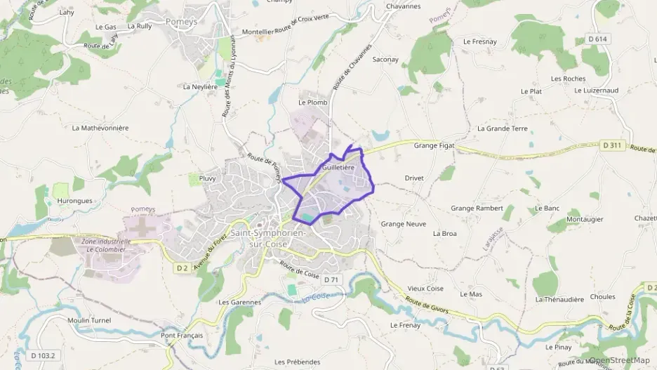 Maison 94 m² quatre pièces à vendre à Saint-Symphorien-sur-Coise Maison 94 m² quatre pièces à vendre à Saint-Symphorien-sur-Coise