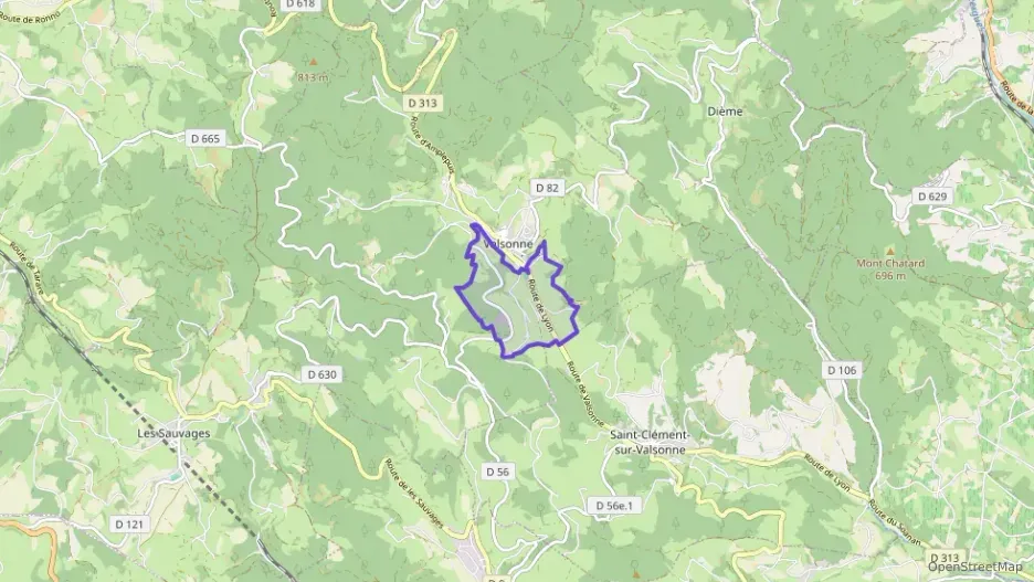 Maison 67 m² trois pièces à vendre à Valsonne Maison 67 m² trois pièces à vendre à Valsonne