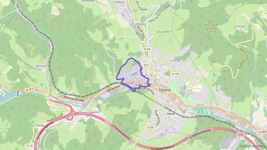 Maison 155 m² cinq pièces à vendre à Tarare Maison 155 m² cinq pièces à vendre à Tarare