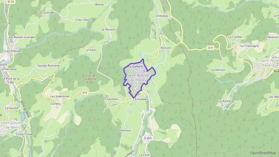 Maison 60 m² trois pièces à vendre à Saint-Bonnet-le-Troncy Maison 60 m² trois pièces à vendre à Saint-Bonnet-le-Troncy