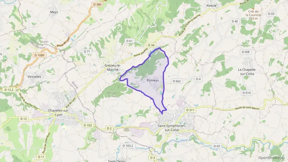 Maison 98 m² quatre pièces à vendre à Pomeys Maison 98 m² quatre pièces à vendre à Pomeys