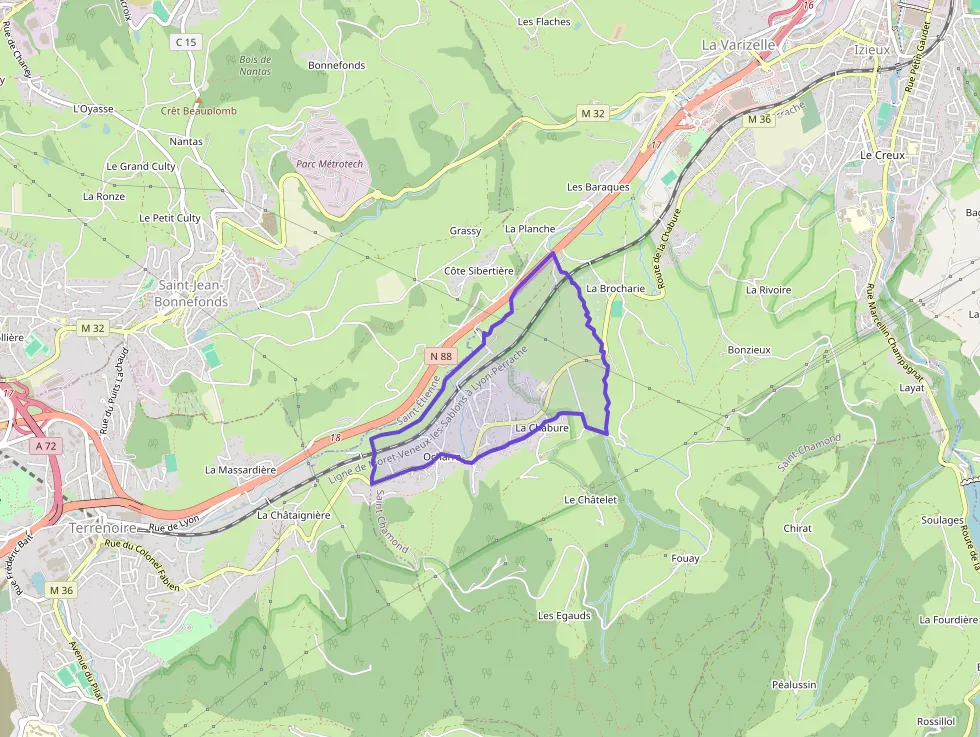 Maison 103 m² quatre pièces à vendre à Saint-Chamond