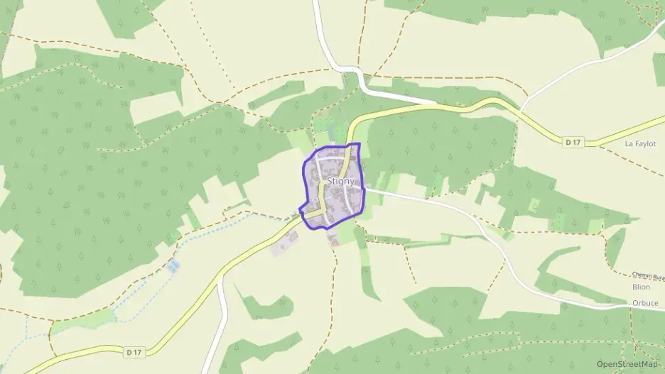 Maison 50 m² trois pièces à vendre à Stigny Maison 50 m² trois pièces à vendre à Stigny