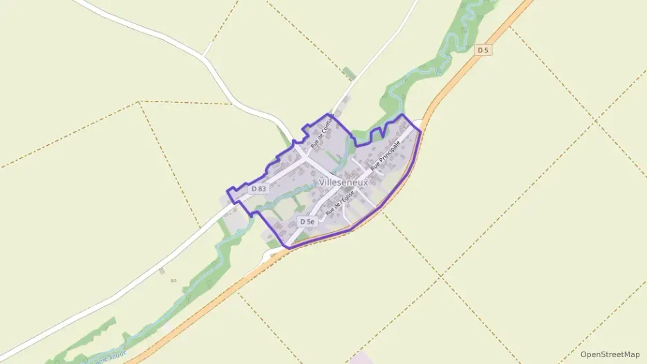 Maison 98 m² quatre pièces à vendre à Villeseneux Maison 98 m² quatre pièces à vendre à Villeseneux