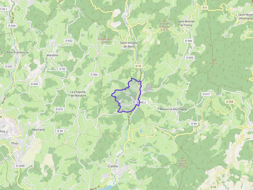 Maison 94 m² quatre pièces à vendre à Saint-Vincent-de-Reins