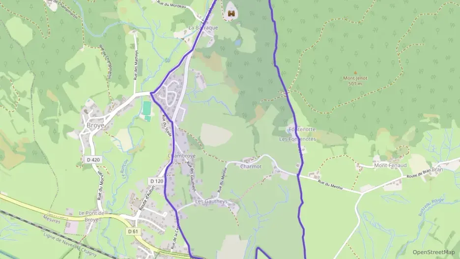 Maison 111 m² cinq pièces à vendre à Broye Maison 111 m² cinq pièces à vendre à Broye