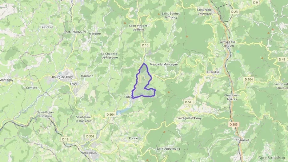 Maison 120 m² quatre pièces à vendre à Cublize Maison 120 m² quatre pièces à vendre à Cublize