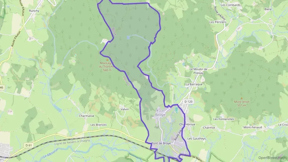 Maison 60 m² trois pièces à vendre à Broye Maison 60 m² trois pièces à vendre à Broye