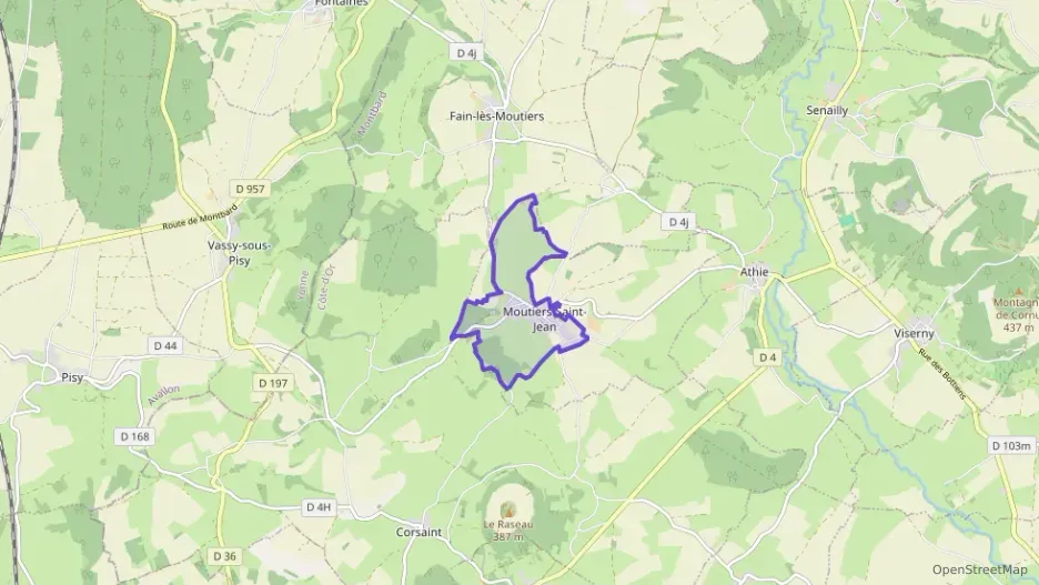 Maison 92 m² cinq pièces à vendre à Moutiers-Saint-Jean Maison 92 m² cinq pièces à vendre à Moutiers-Saint-Jean