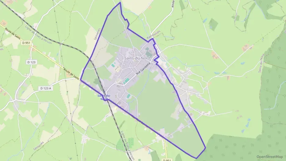 Maison 59 m² quatre pièces à vendre à Sains-du-Nord Maison 59 m² quatre pièces à vendre à Sains-du-Nord