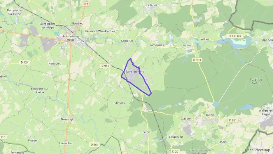 Maison 59 m² quatre pièces à vendre à Sains-du-Nord Maison 59 m² quatre pièces à vendre à Sains-du-Nord