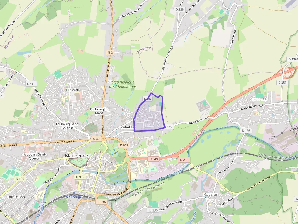 Maison 92 m² quatre pièces à vendre à Maubeuge