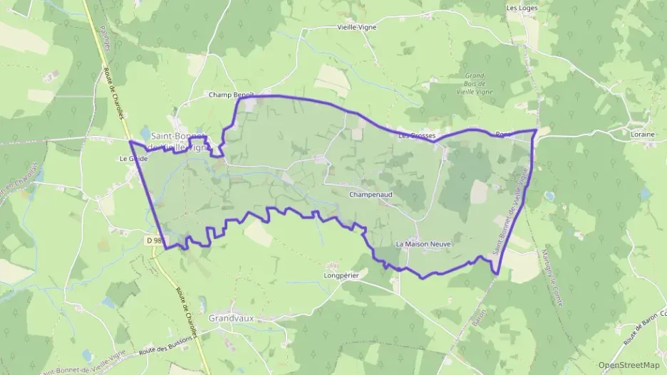 Maison 109 m² cinq pièces à vendre à Saint-Bonnet-de-Vieille-Vigne