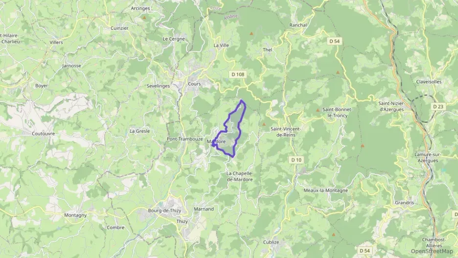 Maison 156 m² six pièces à vendre à Thizy-les-Bourgs