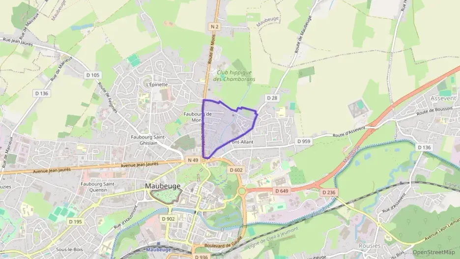 Maison 90 m² trois pièces à vendre à Maubeuge Maison 90 m² trois pièces à vendre à Maubeuge