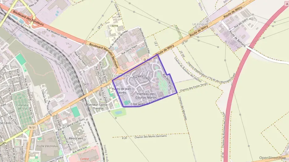 Maison 80 m² quatre pièces à vendre à Reims