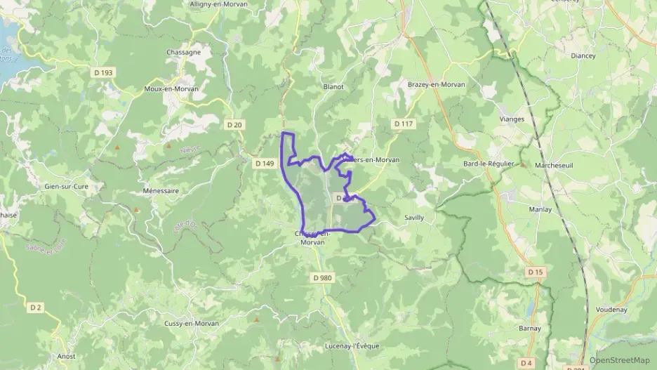 Maison 160 m² sept pièces à vendre à Chissey-en-Morvan Maison 160 m² sept pièces à vendre à Chissey-en-Morvan