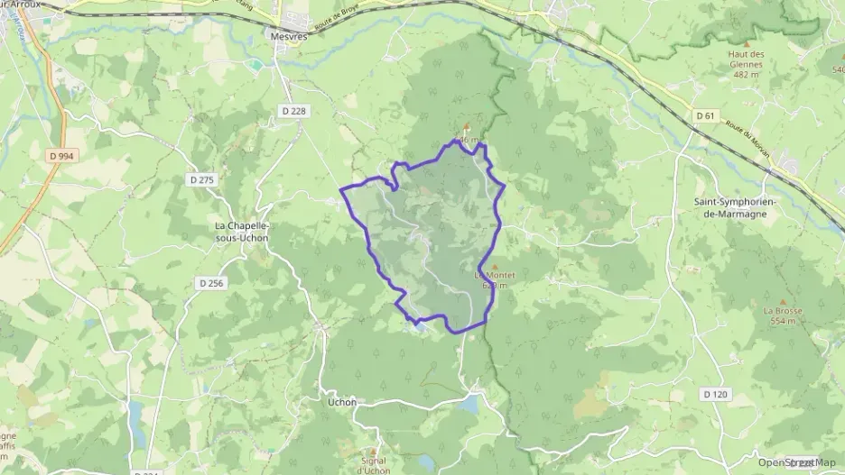 Maison 70 m² quatre pièces à vendre à La Chapelle-sous-Uchon