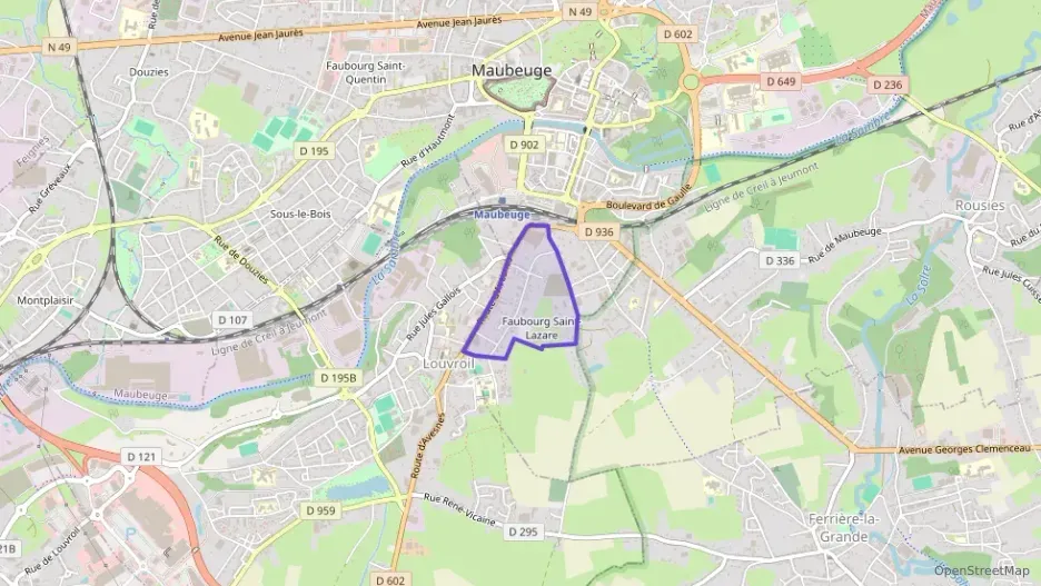 Maison 85 m² cinq pièces à vendre à Maubeuge