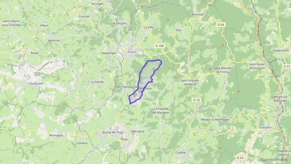 Maison 92 m² quatre pièces à vendre à Thizy-les-Bourgs