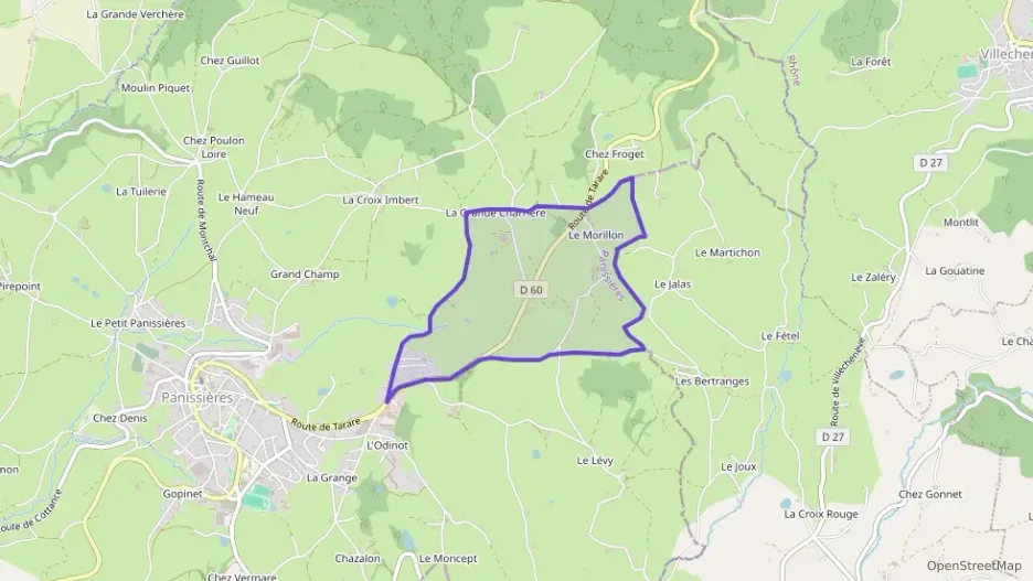 Maison 110 m² cinq pièces à vendre à Panissières