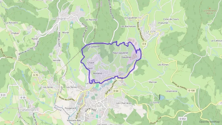 Maison 100 m² trois pièces à vendre à Cours