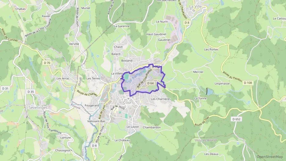 Maison 69 m² quatre pièces à vendre à Cours