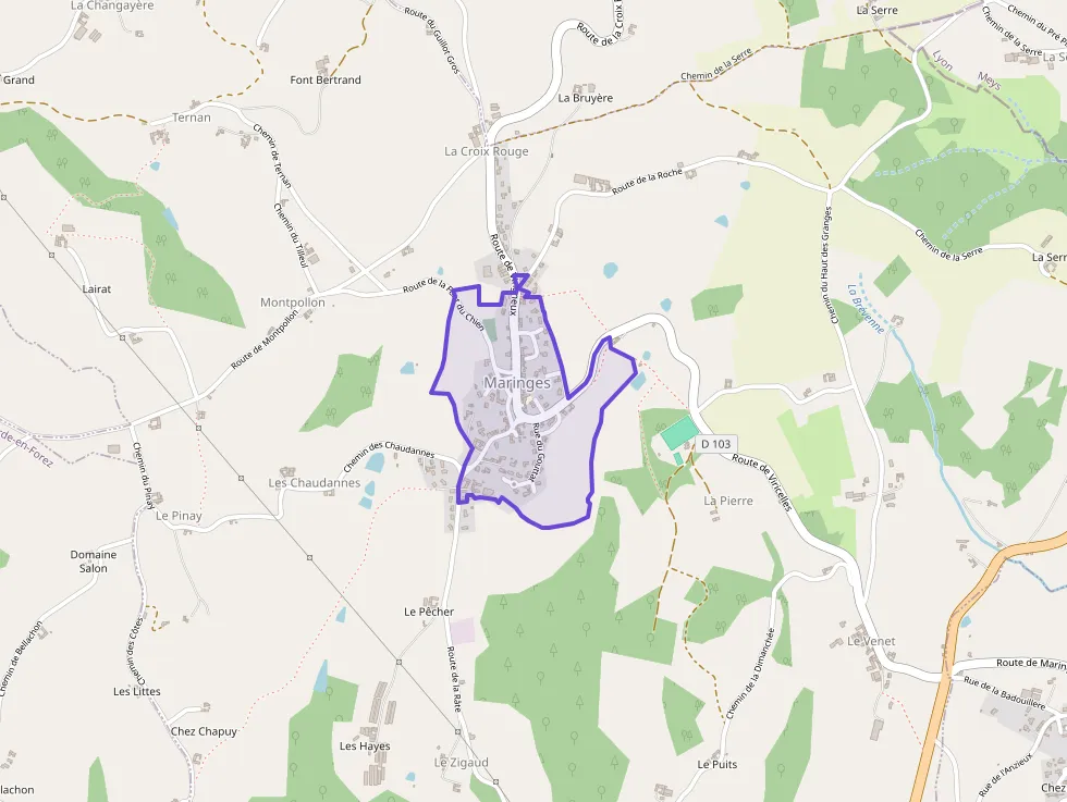 Maison 100 m² quatre pièces à vendre à Maringes