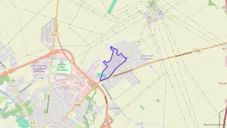 Maison 74 m² quatre pièces à vendre à Creney-près-Troyes