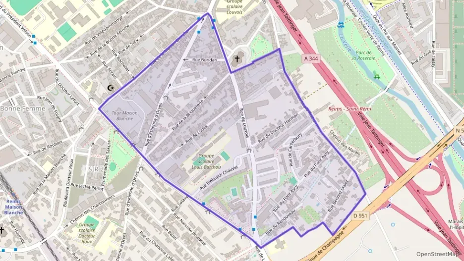 Maison 54 m² trois pièces à vendre à Reims