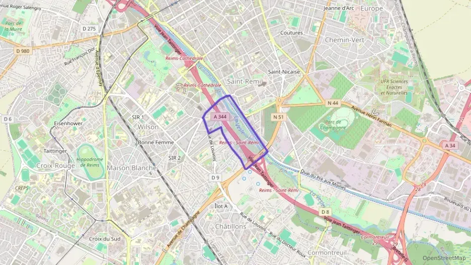 Maison 87 m² quatre pièces à vendre à Reims