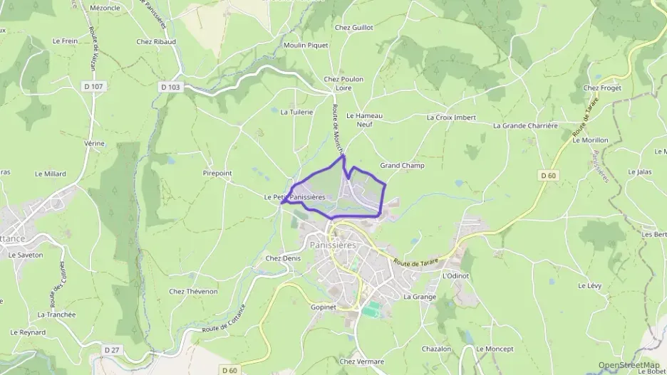 Maison 95 m² quatre pièces à vendre à Panissières