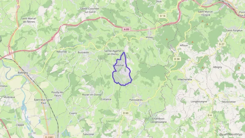 Maison 96 m² quatre pièces à vendre à Montchal Maison 96 m² quatre pièces à vendre à Montchal