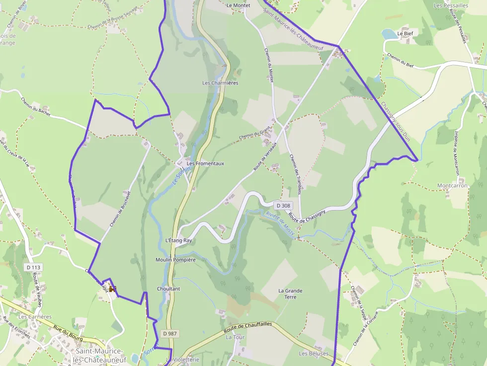 Maison 100 m² quatre pièces à vendre à Saint-Maurice-lès-Châteauneuf