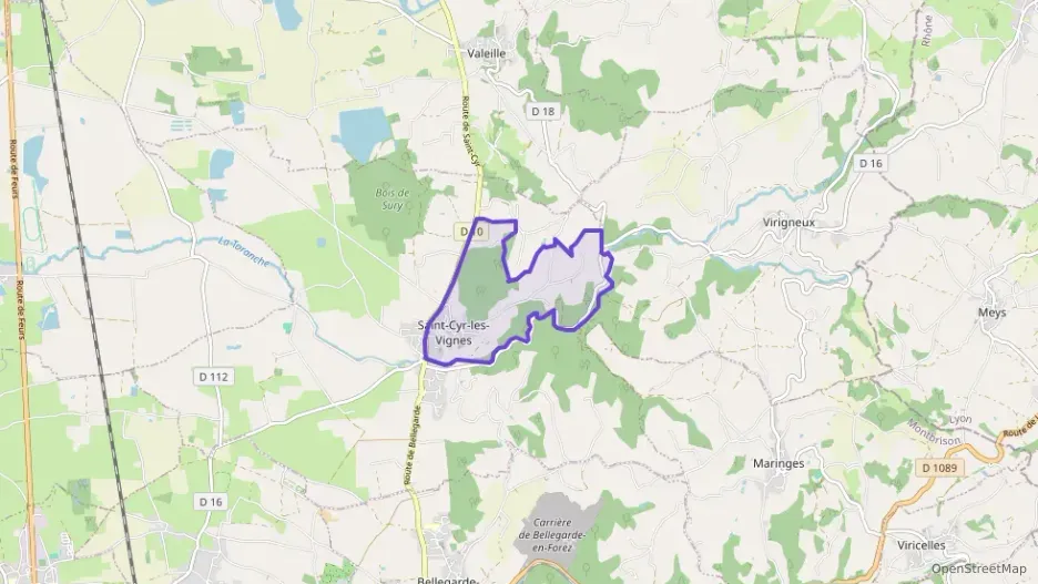 Maison 103 m² cinq pièces à vendre à Saint-Cyr-les-Vignes