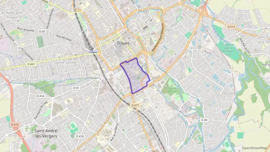 Maison 94 m² quatre pièces à vendre à Troyes