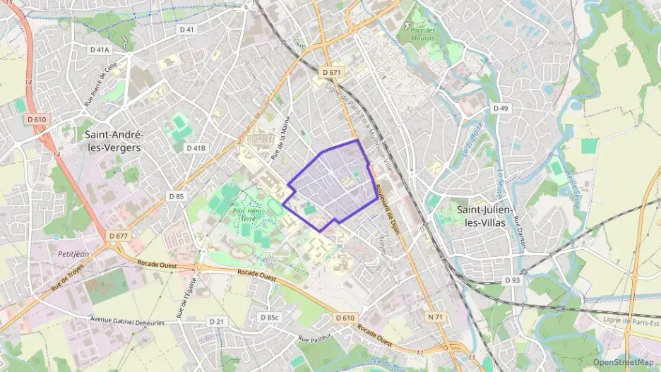 Maison 70 m² quatre pièces à vendre à Troyes