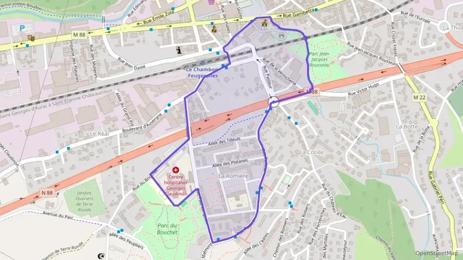 Maison 94 m² cinq pièces à vendre à Le Chambon-Feugerolles