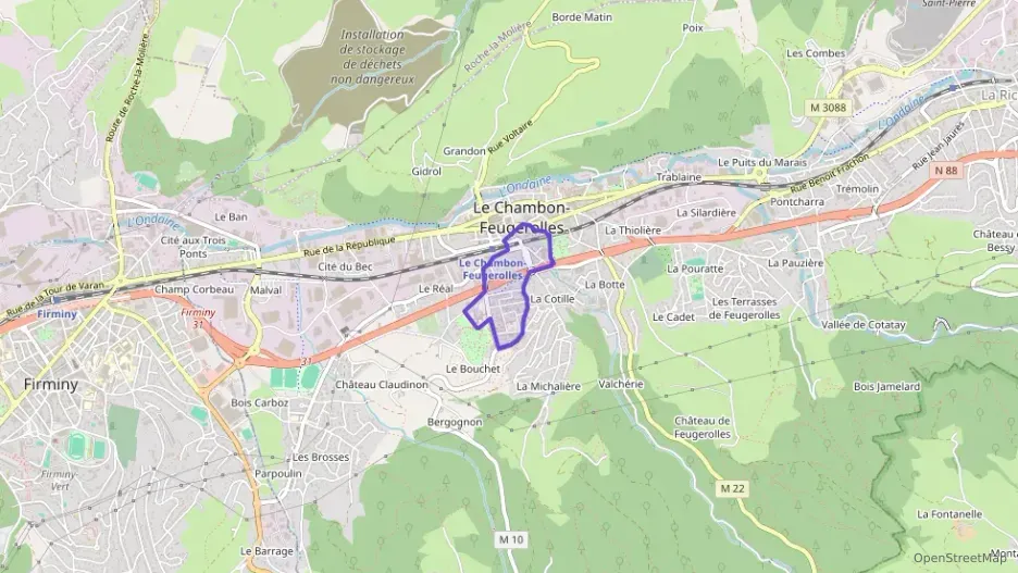 Maison 94 m² cinq pièces à vendre à Le Chambon-Feugerolles