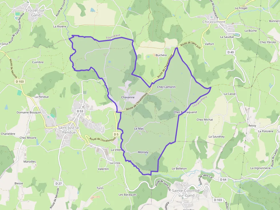 Maison 75 m² trois pièces à vendre à Saint-Just-la-Pendue