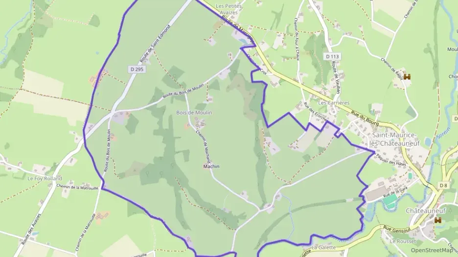 Maison 90 m² quatre pièces à vendre à Saint-Maurice-lès-Châteauneuf