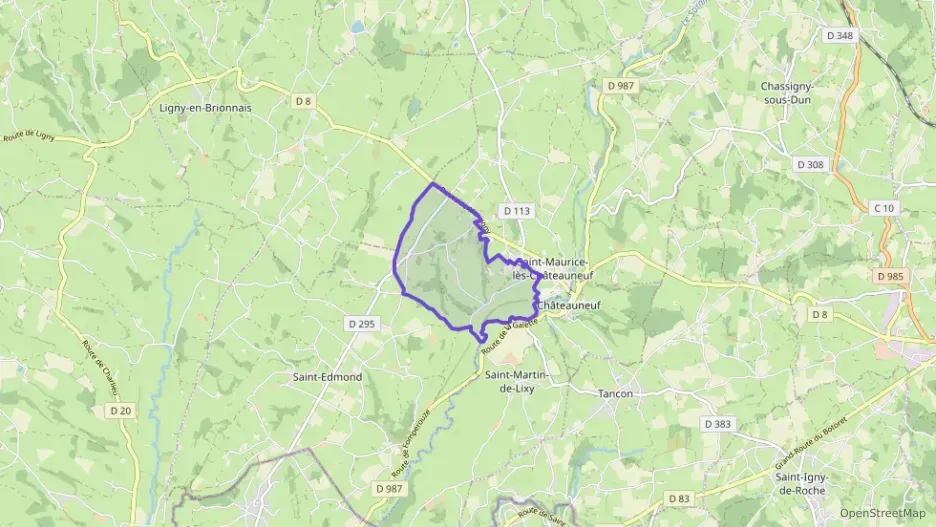 Maison 90 m² quatre pièces à vendre à Saint-Maurice-lès-Châteauneuf
